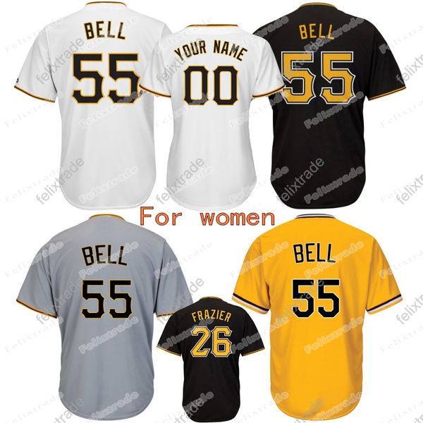 

Womens LADY 55 Josh Bell Pittsburgh Jersey Adam Frazier Starling Marte Melky Cabrera Chris Archer Francisco Cervelli Starling Marte Jerseys