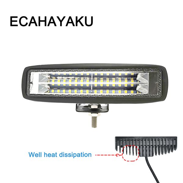 

ecahayaku 6 inch led light bar combo beam 84w car led bar for 4x4 suv atv 4wd offroad trucks 12v fog driving light