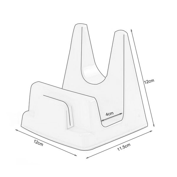 

practical kitchen cooking tool pot pan cover lid shell stand holder anti-slip bracket chopping block storage holder rack tool