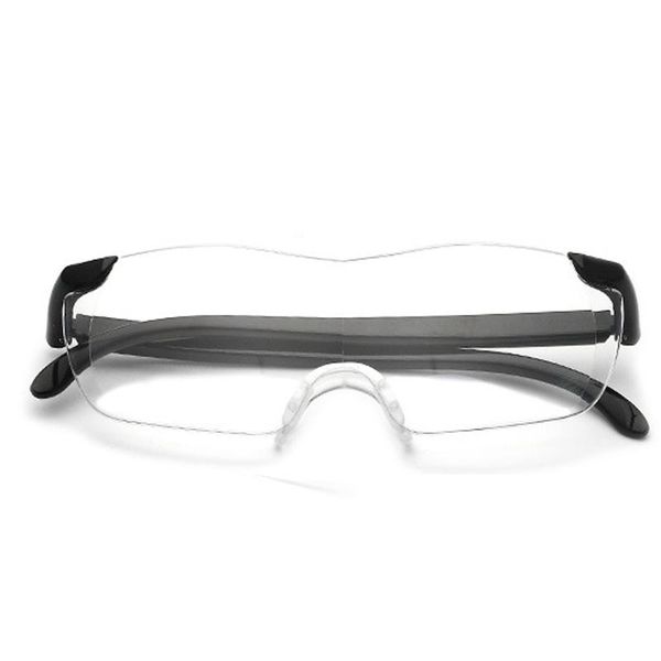 Vendita calda 1,6 volte lente d'ingrandimento occhiali da lettura occhiali presbiti occhiali Big Vision +250 moda spedizione gratuita 70 pezzi