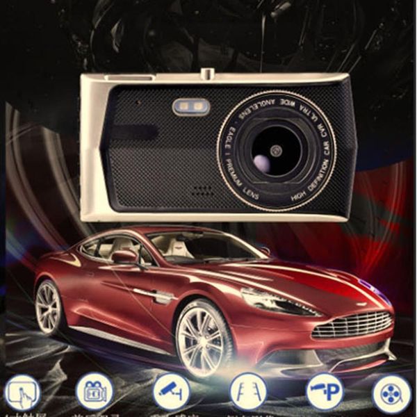 

a17 4 inch touch screen 140 degree angle camera car dvr vehicle video parking recorder g-sensor night vision dash cam