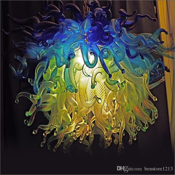 

Artistic Style Italian Blown Glass Chandeliers Italian Glass Pendant Lamps for Christmas Decoration LED Light Source