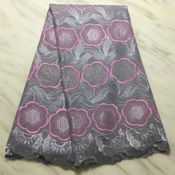 

swiss voile lace in switzerland 2020 latest french cotton lace fabric gray african nigerian fabric kpl9814e, Pink;blue