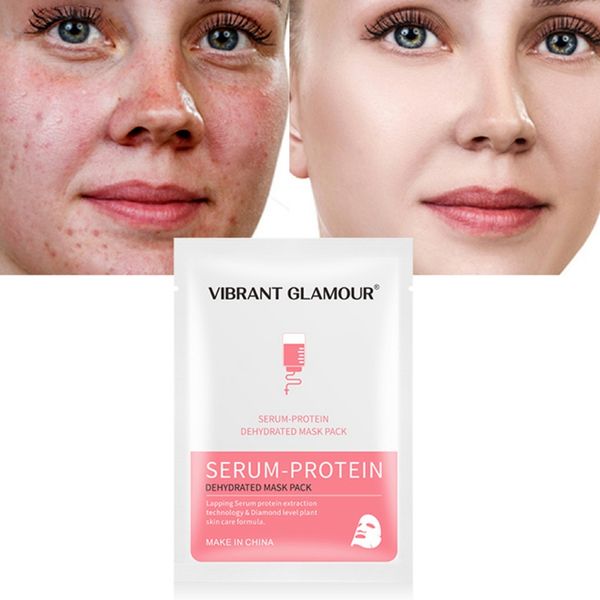 

new vg serum protein face masks relieve the redness save sensitive skin wholesale moisturizing brighten products