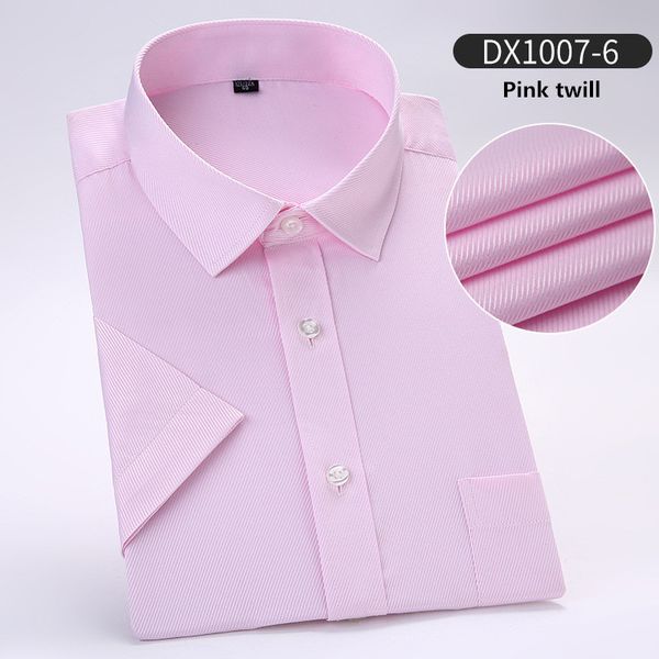 

spring and summer men's shirt slim version of model short-sleeve shirt business men's clothing youth clothing workplace dres, White;black