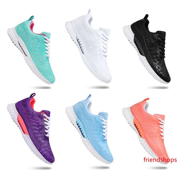 

2020 autumn new whole sale casual men women shoes black pink green mesh breathable running shoes trainers sports sneakers size 36-45