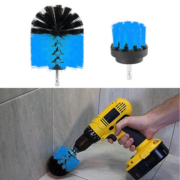 

4/5pcs set electric drill brush kit tile grout scrubber cleaning drill brushes tub grinding polishing scrubbing cleaner tool set
