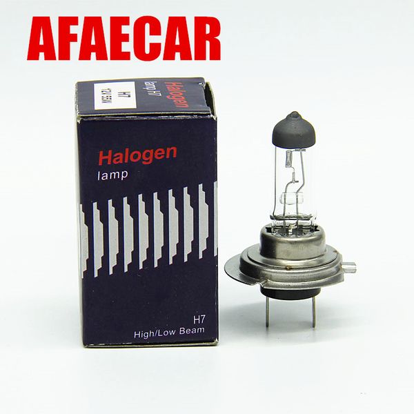 

afaecar 10pcs car halogen h11 9005 9006 h7 h1 h3 h4 55w 12v halogen bulb super bright light source fog lamp