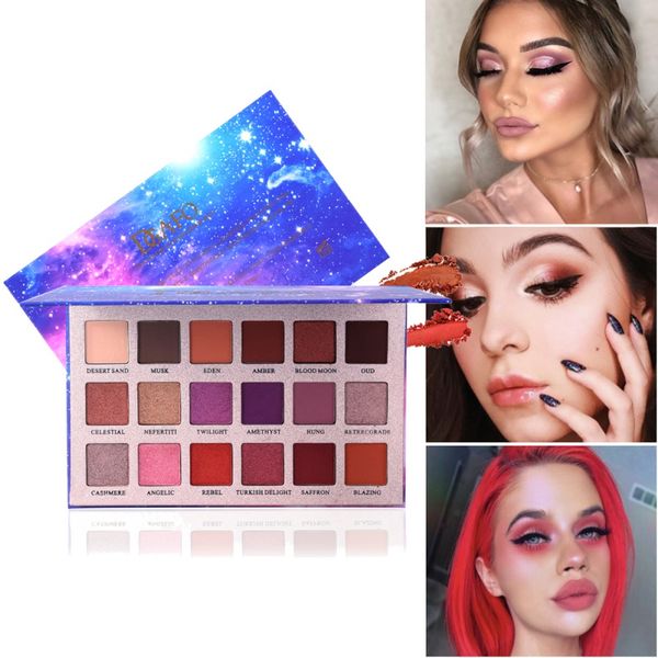 

18 color eyeshadow pallete glitter makeup matte eye shadow long lasting make up palette maquillage