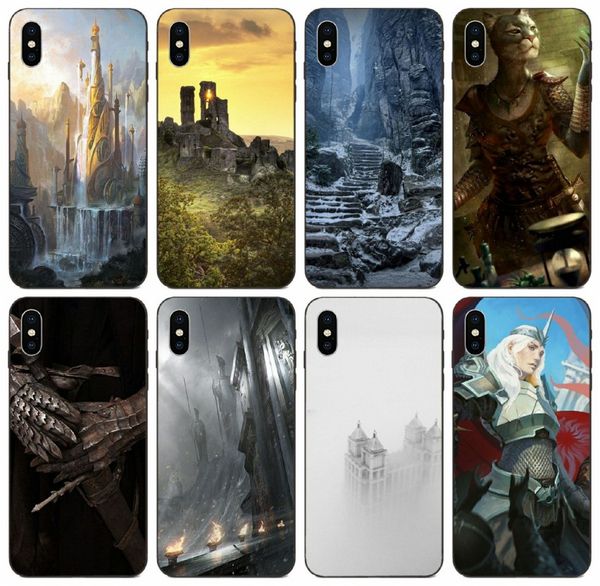 

[tongtrade] the old kingdom skyrim case for iphone 11 pro x xs max xr 8s 7s 6s 5s plus galaxy s20 s10 a6 a60 a6s honor 7c redmi note 5 case