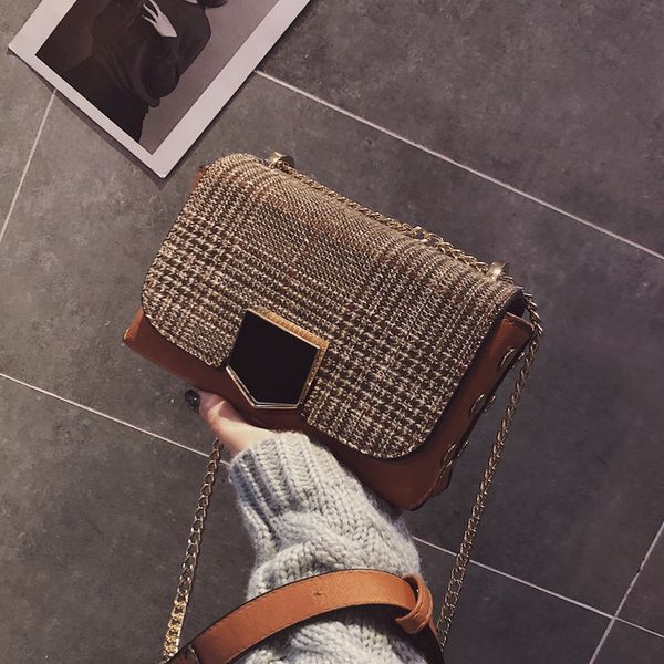 

bags 2020 new single shoulder messenger bag women's bag simple chain small square