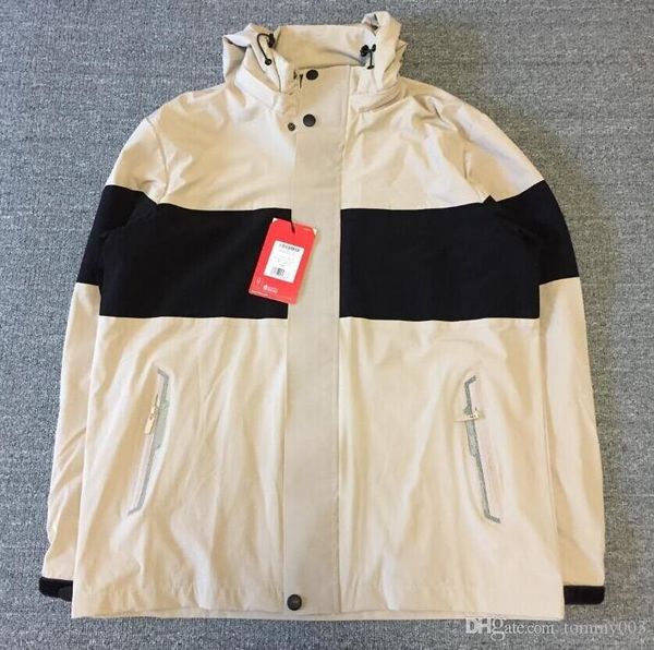 

новая мужская дизайнерская куртка дизайнерское пальто новое производство куртка с капюшоном с буквами ветровка молния толстовки для мужчин с, Black;brown