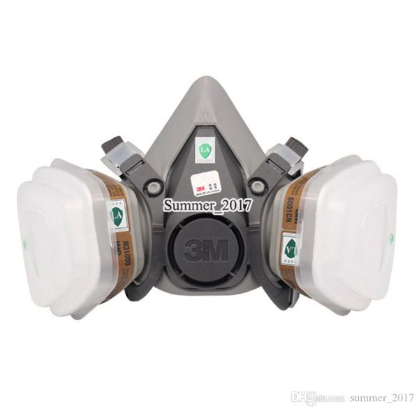 

6200 half face respirator dust mask 7 in 1 suit industry spraying safety face piece gas mask respirator for paintting