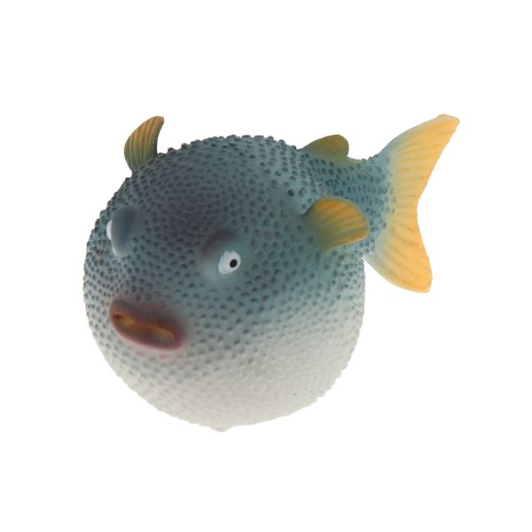 

реалистичная искусственный globefish светящиеся аквариум украшение украшение