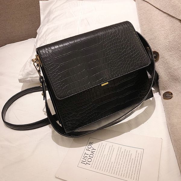 

european fashion simple women's designer handbag 2018 new quality pu leather women tote bag alligator shoulder crossbody bags