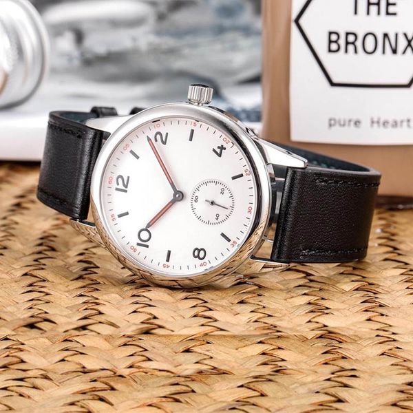 

brand new nomos watches glashutte club german craft automatic mechanical watch leather strap men luxury watch 2813 orologi, Slivery;brown