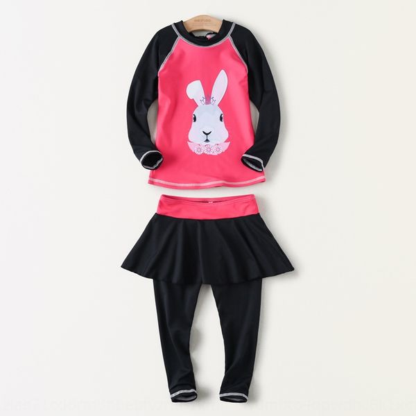 

yimeishan children swimming swim girl girl swimsuit baby split suit baby split small middle and large children, White;black