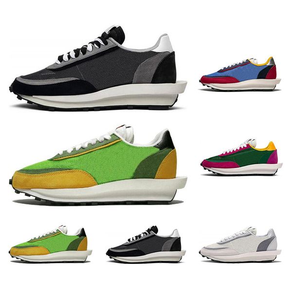 

2020 new sacai ldv waffle running shoes for men women nylon grey pine green gusto varsity blue mens trainers fashion sports sneakers