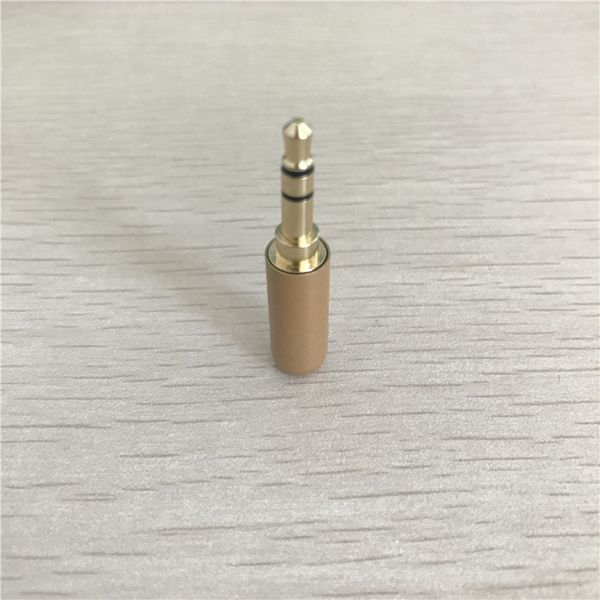 

10pcs/lot Headphone Jack Audio Connector 3 Pole 3.5mm Plug Male For 4mm Cable Adapter