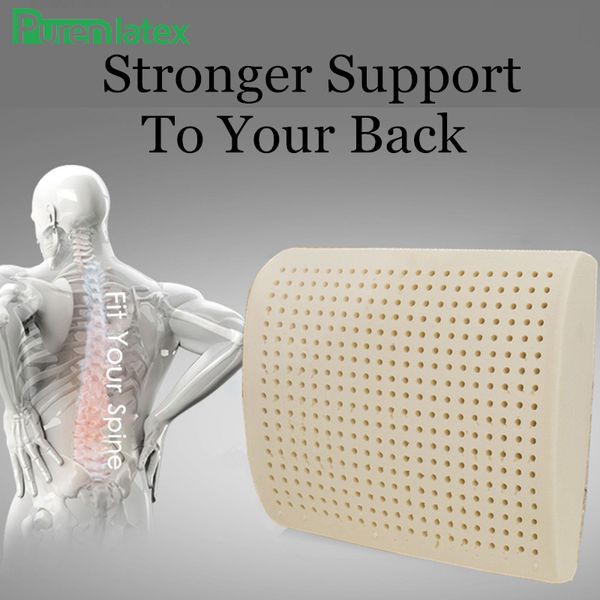 

purenlatex чистый натуральный латексный стул подушка спинки сиденья подушка для талии офисный автомобиль ортопедический шейный отдел позвоно