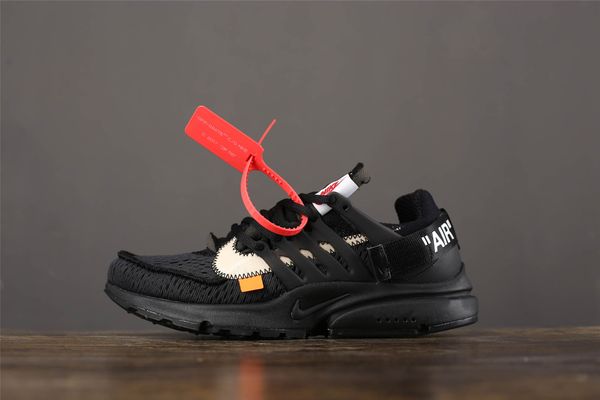 

Лучшее качество Air Off Presto 2.0 Все черные / белые спортивные кроссовки для мужчин и же