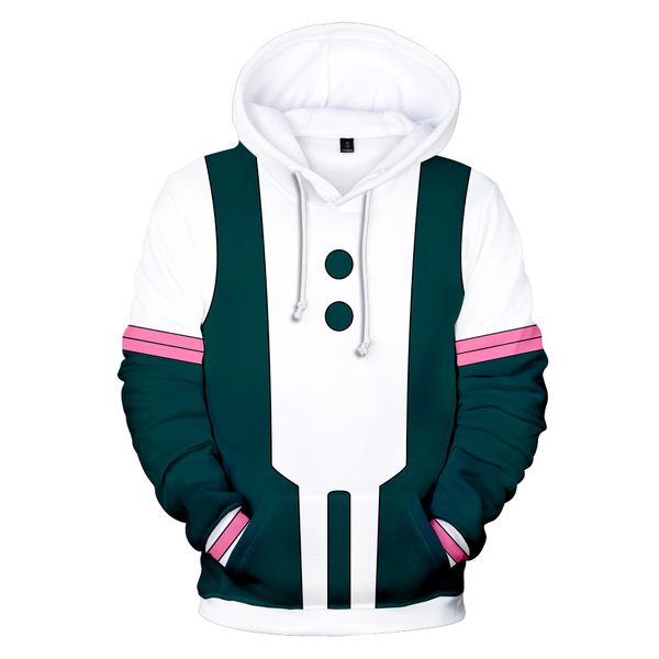 

my hero academia 3d hoodies мужчины / женщины новая мода 3d личность повседневная harajuku аниме с капюшоном my hero academia кофты топ, Black