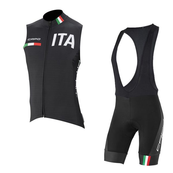 White and Grey Bike Bicycle Cycling Sleeveless Jersey and Bib Shorts Set