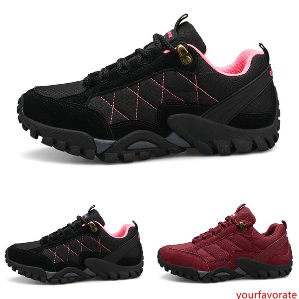 

2020 cool black wine red plus velvet style7 lace young gril women lady breathable running shoes low cut designer trainers sports sneaker