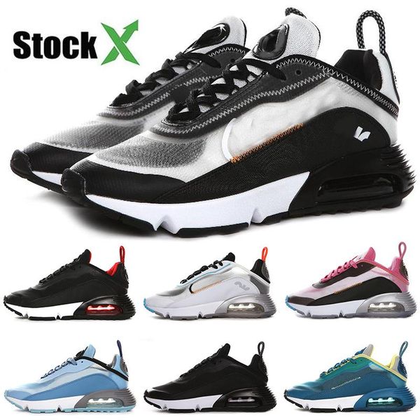 

brand new stock x fashion 2090 b30 men women running shoes oreo bred silver athletic designer sports sneakers size 36-45