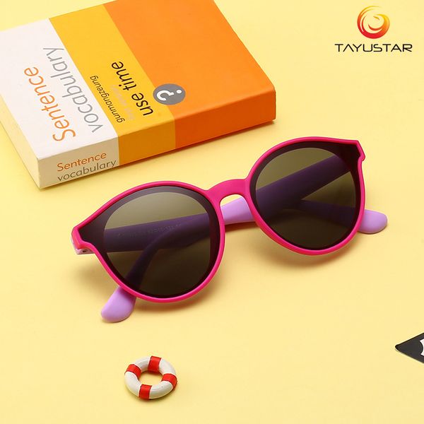 

tiiyu 2020 fashion cute retro classic kids glasses safety children polarized uv400 sunglasses radiation sun protect, Blue