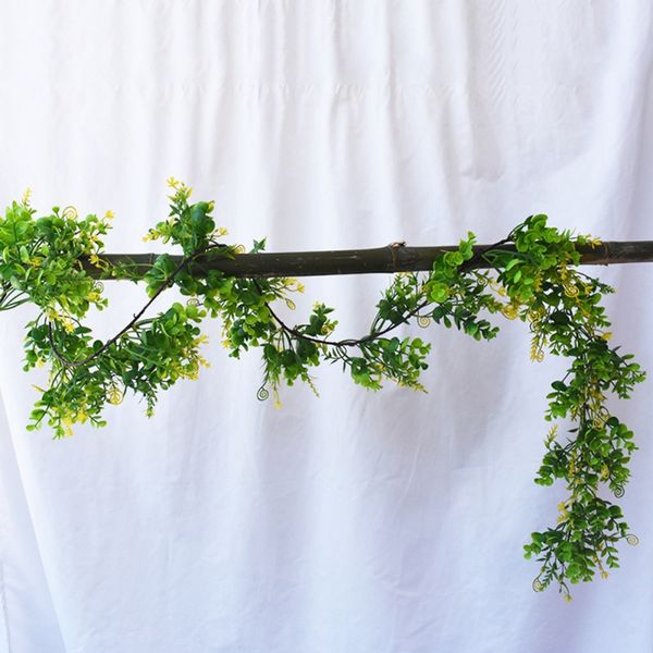 

wedding party garden decoration supplies simulative lucky grass rattan wreath artificial hanging green plant vine