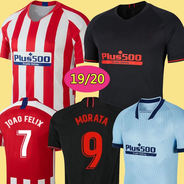 

19 20 JOÃO FÉLIX Atletico de Madrid Soccer Jerseys 2019 2020 LLORENTE camiseta de fútbol football soccer shirt kits jerseys JOAO FELIX