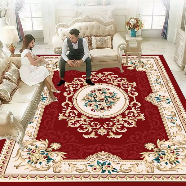 

2020 european style super soft printed carpet anti-skid non-fade lower price rug for living room door mat