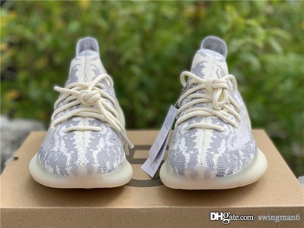 

350s v3 alien running shoes kanye west black white mens women athletic fashion designer primeknit sport sneakers size 36-47