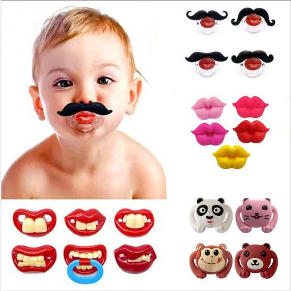 

silicone funny nipple dummy baby soother joke prank toddler pacy orthodontic nipples teether baby pacifier christmas gift