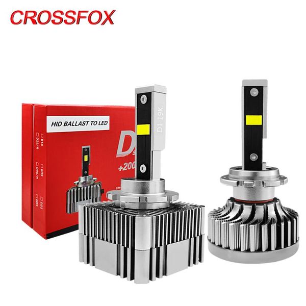 

crossfox d1s led bulb d2s d3s led d4s car headlights lamp canbus error hid ballast non-destructive installation 12v 24v 35w