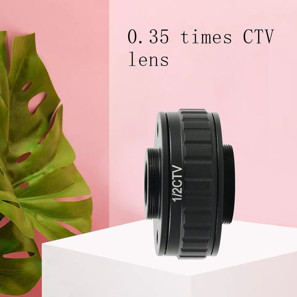 

0.35x simul focal c-mount lens ctv 0.35 adapter for trinocular stereo microscope video camera c-mount adapter lens