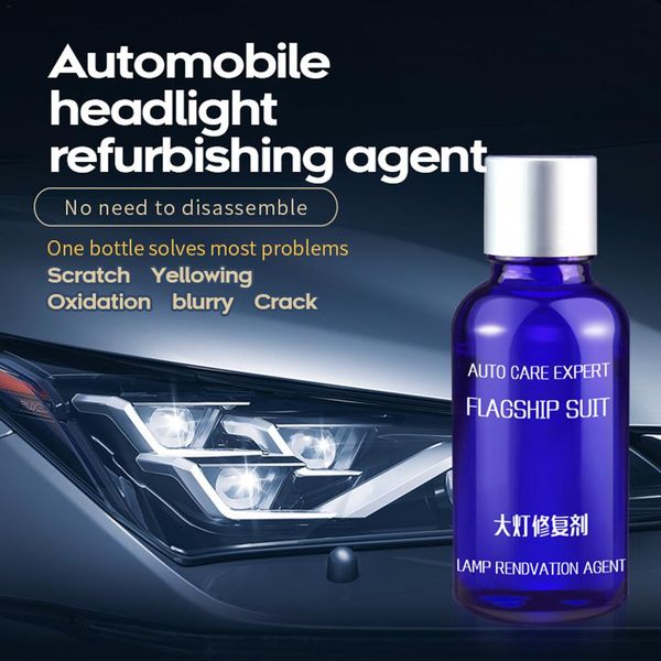 

30ml car headlights refurbished agent repair fluid tool set for headlights renovation car styling cars care