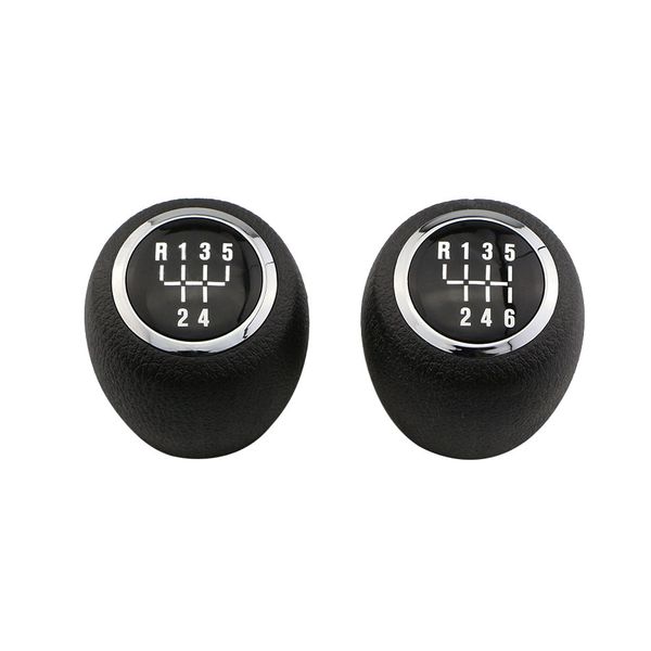 

jameo auto 5 / 6 speed manual car gear head shift knob shifter lever head for chevy aveo lova cruze accessories parts