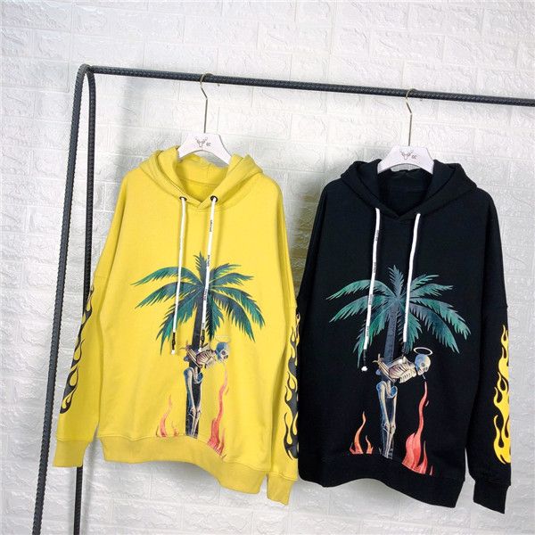 

winter new luxurious brands design palm angels pa firestarter sweater pullover men women outdoor streetwear sweatshirt hoodies, Blue;black