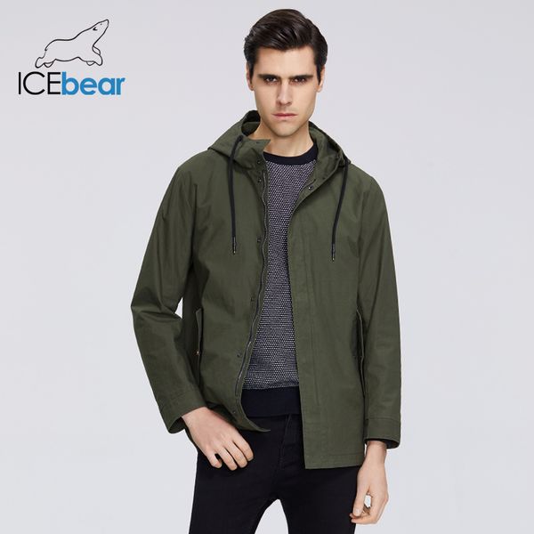 

men's trench coats 2021 short windbreaker spring stylish coat with a hood high-quality brand clothing mwf20701d, Tan;black