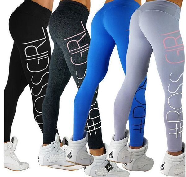 

2019 new throgh high waist new women pant yoga pants solid black sports gym wear leggings elastic fitness lady overall full tights, Black;white