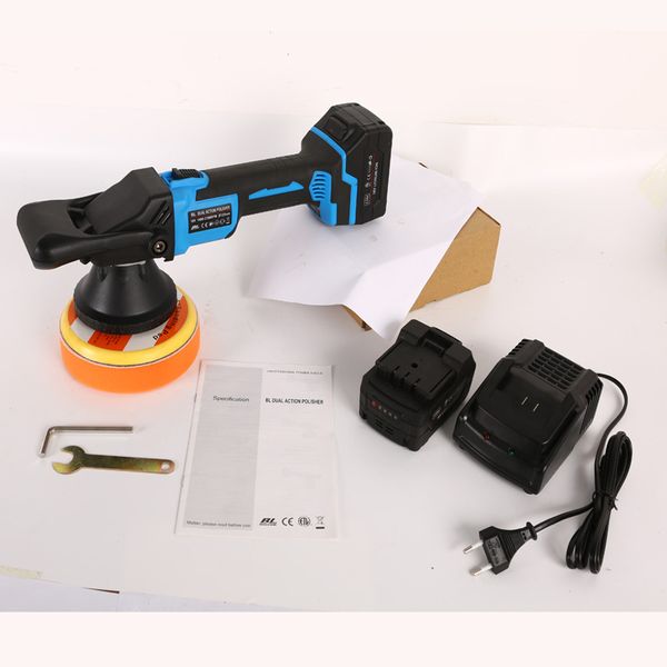 

9mm 15mm 21mm thread eccentric cordless battery powered da car auto car polisher buffer brushless dc dual action polisher