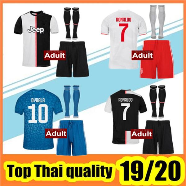

19 20 head soccer jersey kit 2018 2019 2020 football shirt uniform with socks, Black