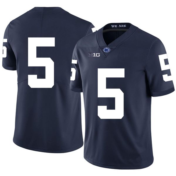 

devyn ford stitched men's penn state nittany lions daniel george dj brown college football jersey white navy blue, Black