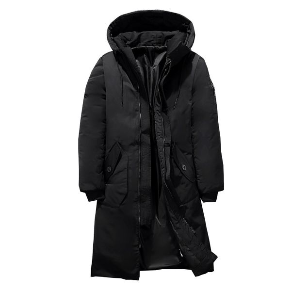 

autumn men down jackets winter long boys cotton parka male outerwear hooded jackets boys warm jacket, Tan;black