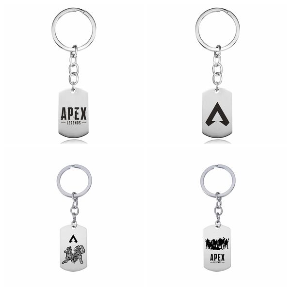

Apex Legends Keychains Stainless Steel Hot FPS Game Printing Keyrings Men Women Memento Game New Arrival Jewelry wholesale