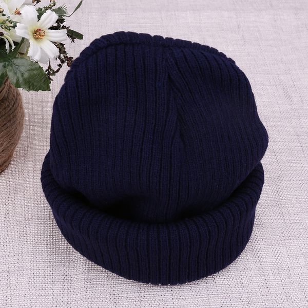 

autumn winter new soft knitted hat women cap women's cotton skullies & beanies plain cornice hats female solid bonnet, Blue;gray