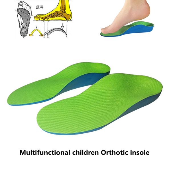 

kids children orthopedic insoles for children shoes flat foot arch support ortc pads correction health feet care insole, Black