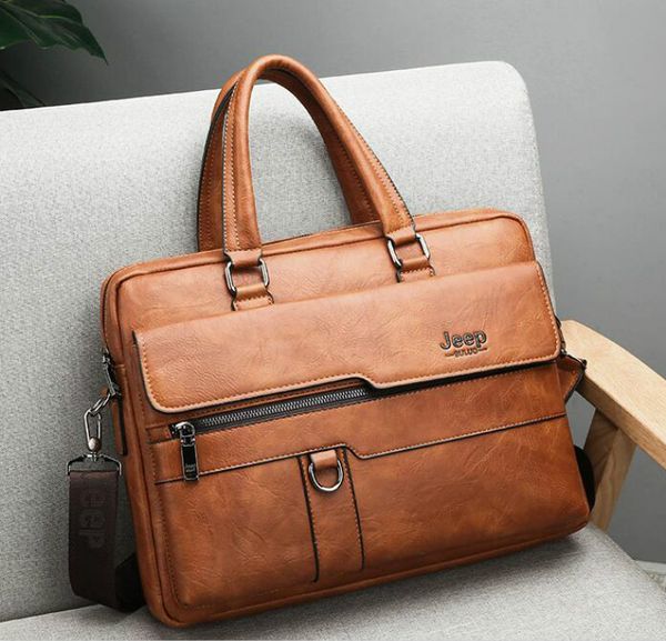 

designer jeepbuluo man briefcase bag luxury business briefcase crossbody bags retro large capacity multilayer bag 5